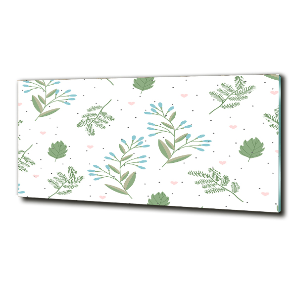 Quadro in verde Foglie