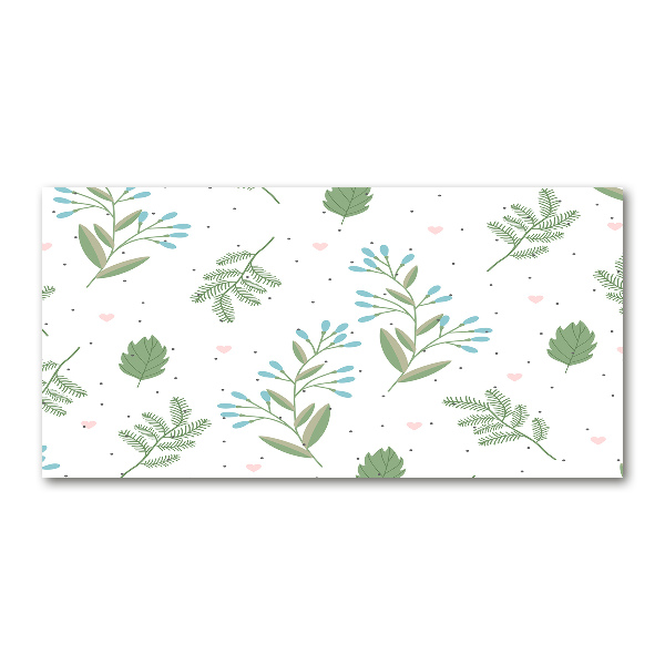 Quadro in verde Foglie