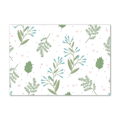 Quadro in verde Foglie