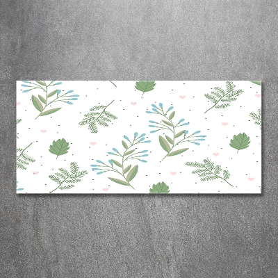 Quadro in verde Foglie