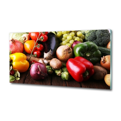 Quadro in verde Verdura e frutta