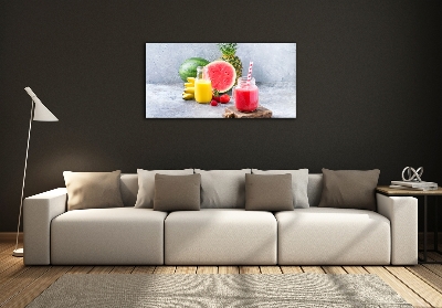Quadro vetro Cocktail di frutta