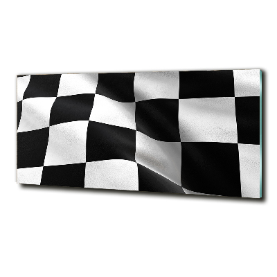 Quadro in verde Bandiera del traguardo