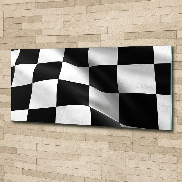 Quadro in verde Bandiera del traguardo