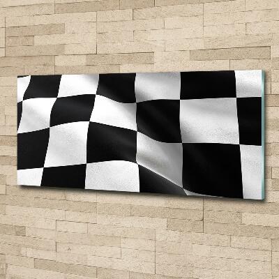 Quadro in verde Bandiera del traguardo