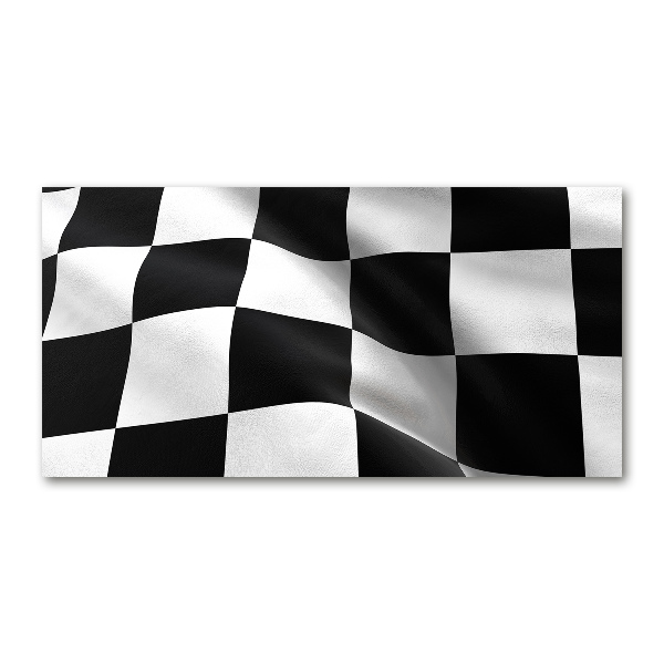 Quadro in verde Bandiera del traguardo