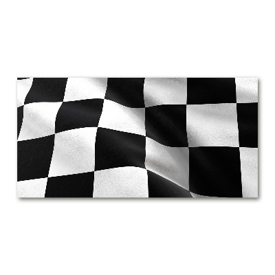 Quadro in verde Bandiera del traguardo