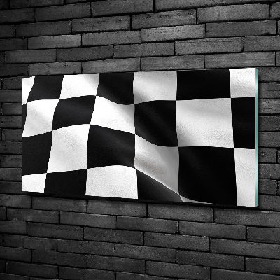 Quadro in verde Bandiera del traguardo