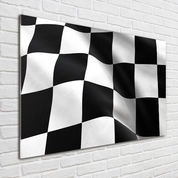 Quadro in verde Bandiera del traguardo