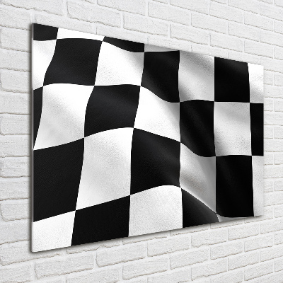 Quadro in verde Bandiera del traguardo