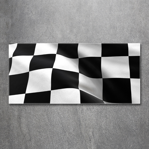 Quadro in verde Bandiera del traguardo