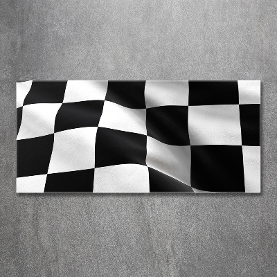 Quadro in verde Bandiera del traguardo