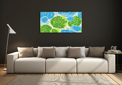 Quadro in verde Astrazione