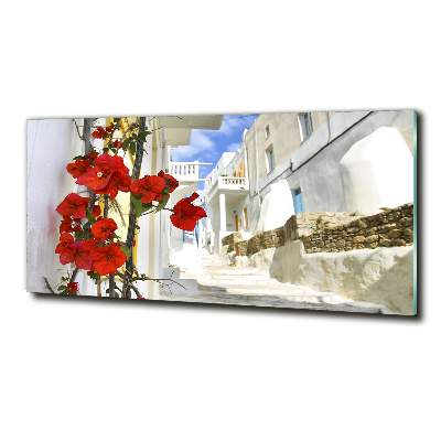 Quadro su vetro Mykonos, Grecia