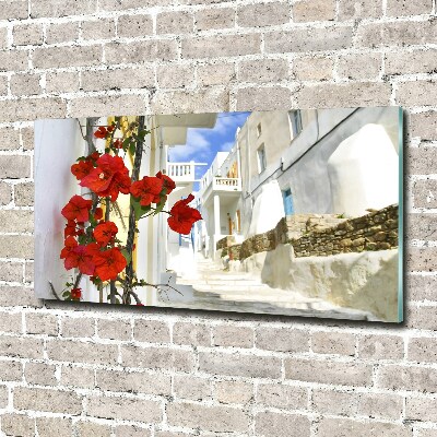 Quadro su vetro Mykonos, Grecia