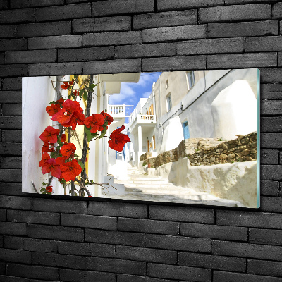 Quadro su vetro Mykonos, Grecia