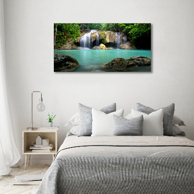 Quadro in verde Cascata