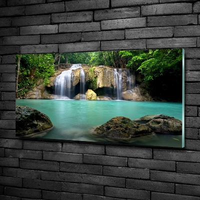 Quadro in verde Cascata