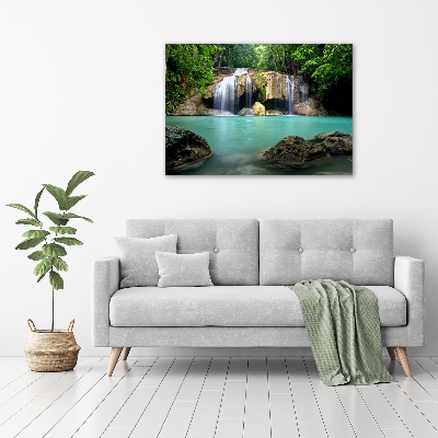 Quadro in verde Cascata