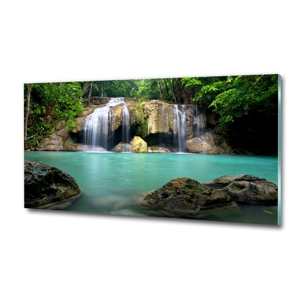 Quadro in verde Cascata