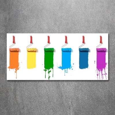 Quadro in verde Rulli da pittura