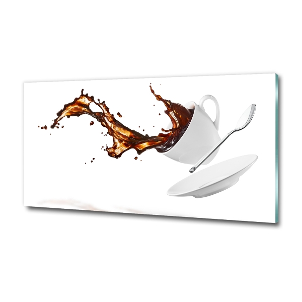 Quadro su vetro Caffè rovesciato