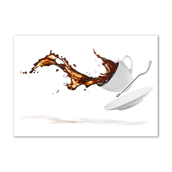 Quadro su vetro Caffè rovesciato