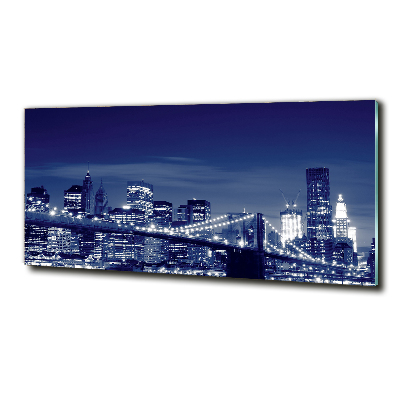 Quadro in verde New York di notte