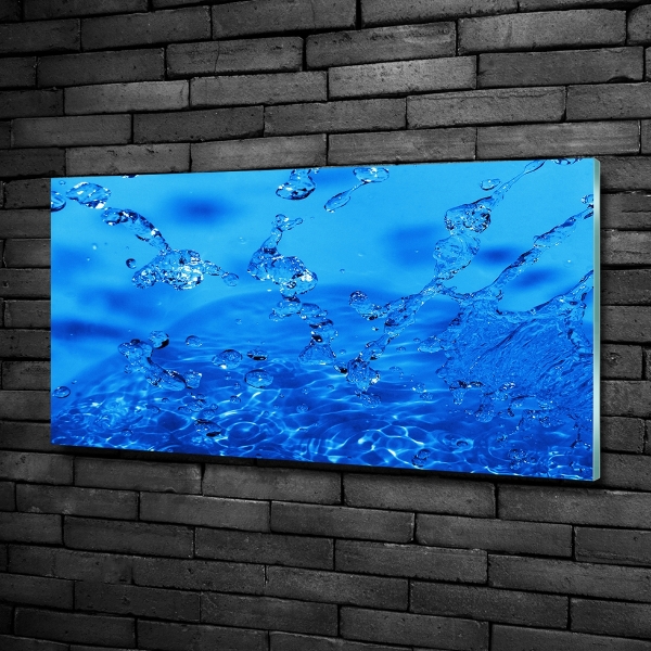 Quadro in vetro Gocce d'acqua