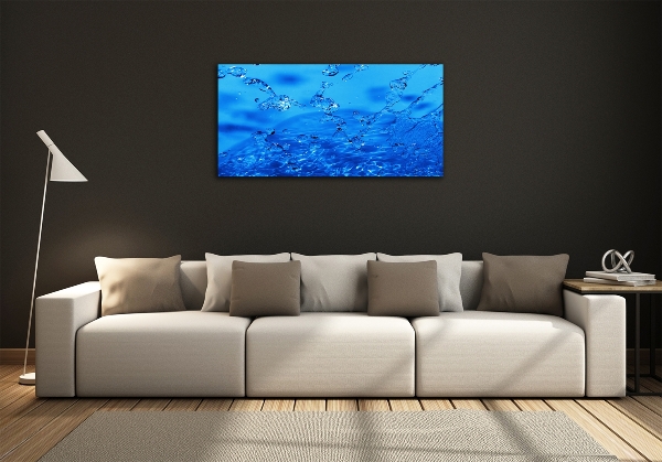 Quadro in vetro Gocce d'acqua