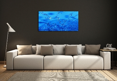 Quadro in vetro Gocce d'acqua