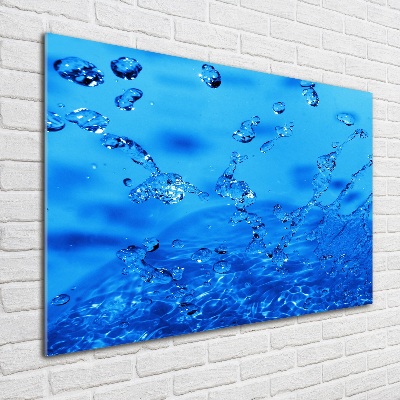 Quadro in vetro Gocce d'acqua