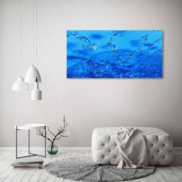 Quadro in vetro Gocce d'acqua