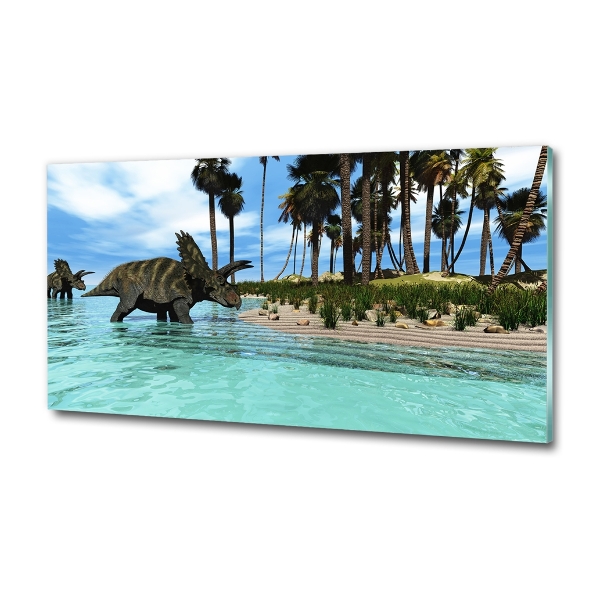 Quadro su vetro Dinosauri