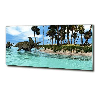 Quadro su vetro Dinosauri