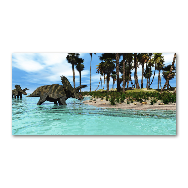 Quadro su vetro Dinosauri