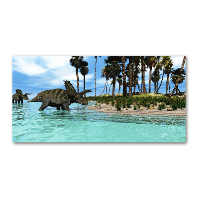 Quadro su vetro Dinosauri