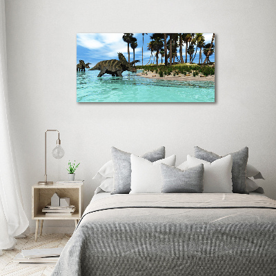 Quadro su vetro Dinosauri