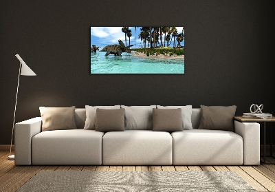 Quadro su vetro Dinosauri