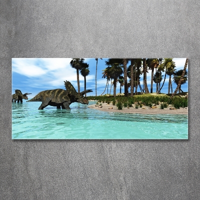 Quadro su vetro Dinosauri
