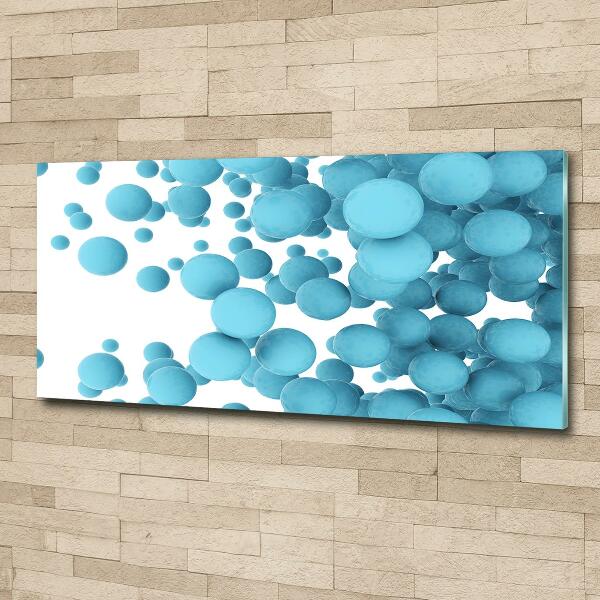 Quadro vetro Sfere astratte