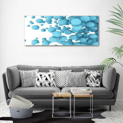 Quadro vetro Sfere astratte
