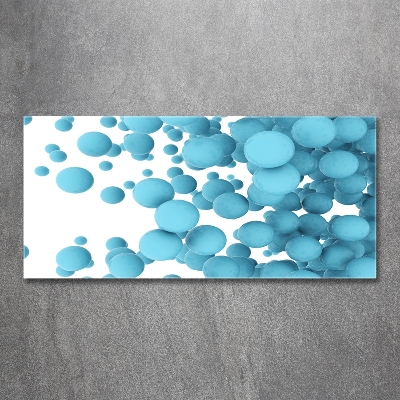 Quadro vetro Sfere astratte