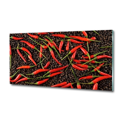 Quadro vetro Peperoncini