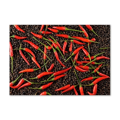 Quadro vetro Peperoncini