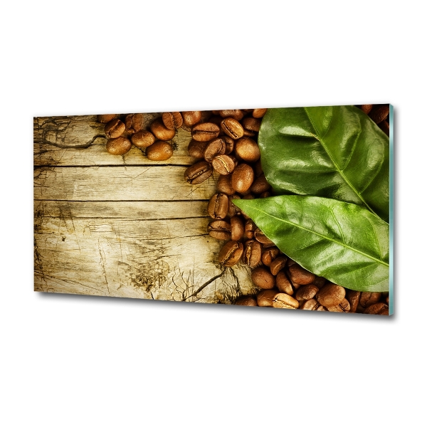 Quadro in vetro Caffè e alloro