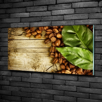 Quadro in vetro Caffè e alloro