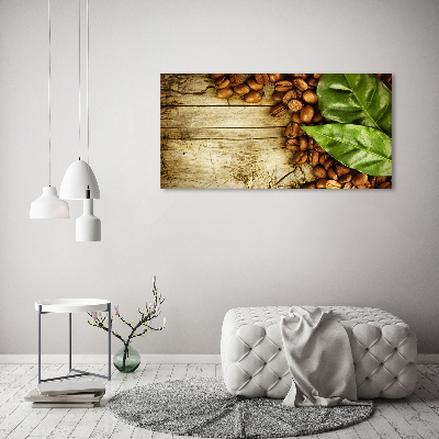 Quadro in vetro Caffè e alloro