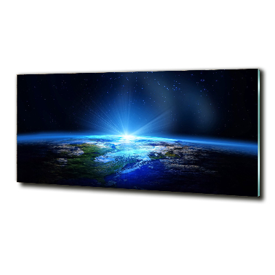 Quadro vetro Pianeta Terra
