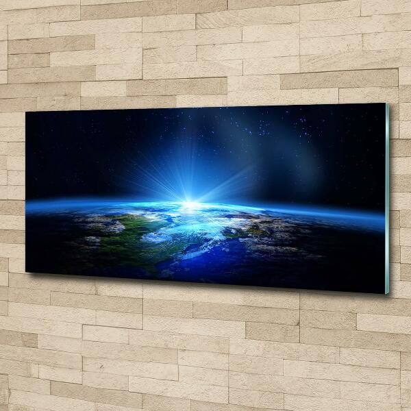 Quadro vetro Pianeta Terra
